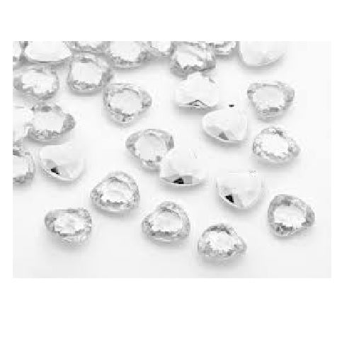 Crystal confetti, Clear hearts