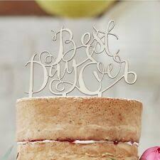 Best Day Ever Wooden Cake Topper