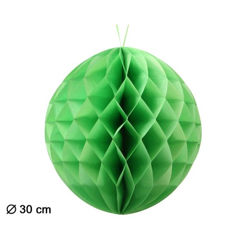 HONEYCOMB BALL 30CM GREEN