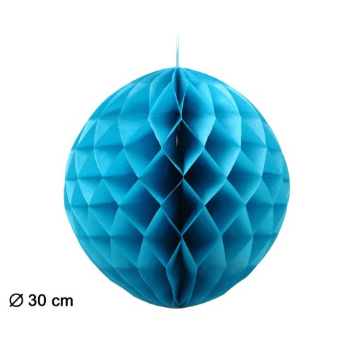 HONEYCOMB BALL 30CM BLUE