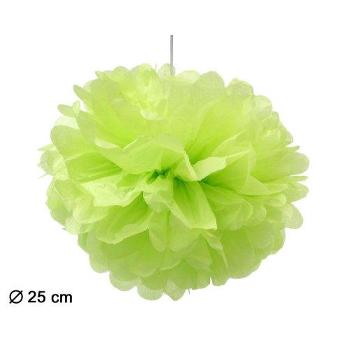 POMPOM 25CM GREEN