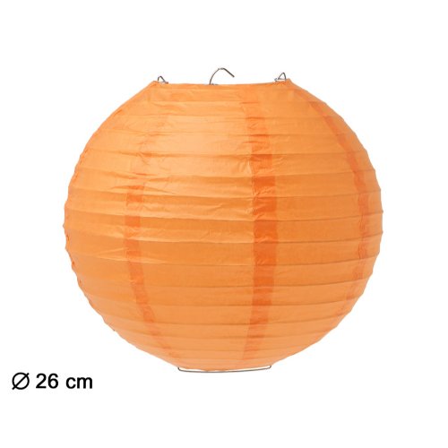 LANTERN 26CM ORANGE