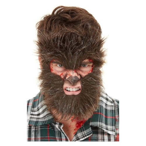 Make-Up FX, Werewolf Face Fur, Brown