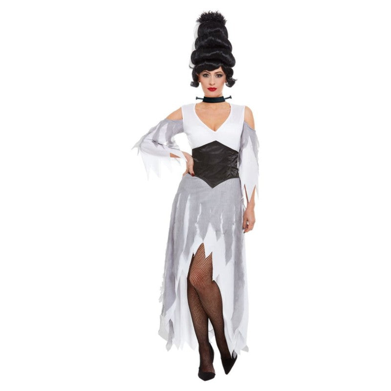Gothic Bride Costume, White - L