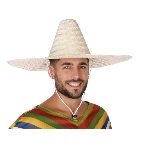 MEXICAN STRAW HAT 55CM