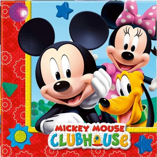 Napkins 33X33CM PLAYFUL MICKEY