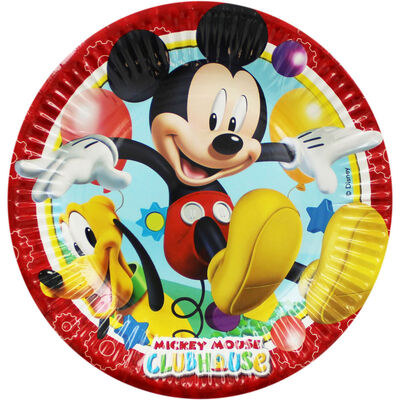 Plates 20CM PLAYFUL MICKEY 8pcs