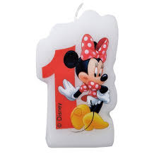 No. 1 Red with Minnie mouse