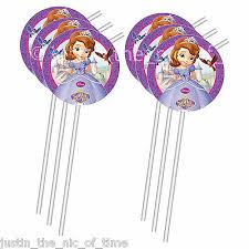 Sofia The First Straws