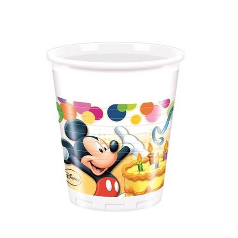 Mickey Buon Compleanno Cups