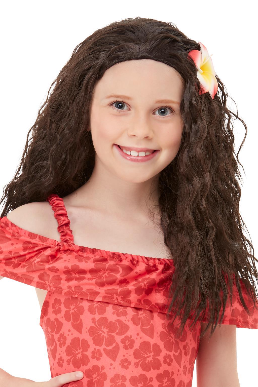 Girls Hawaiian Princess Wig