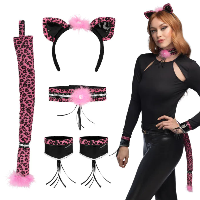 Set Pink Leopard