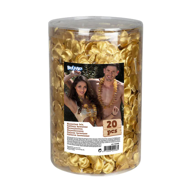 Hawaiian leis gold