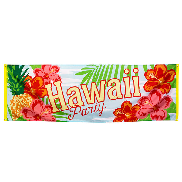 Banner 'Hawaii party'