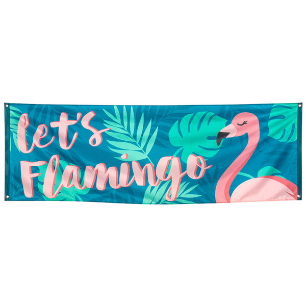 Banner 'Let's flamingo'