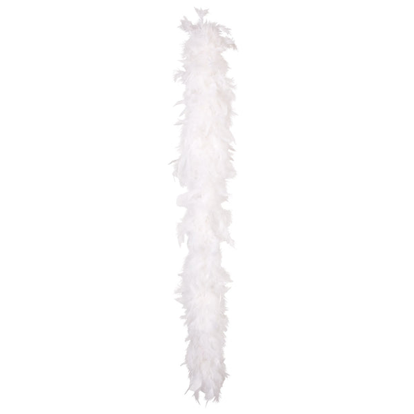 Feather boa white
