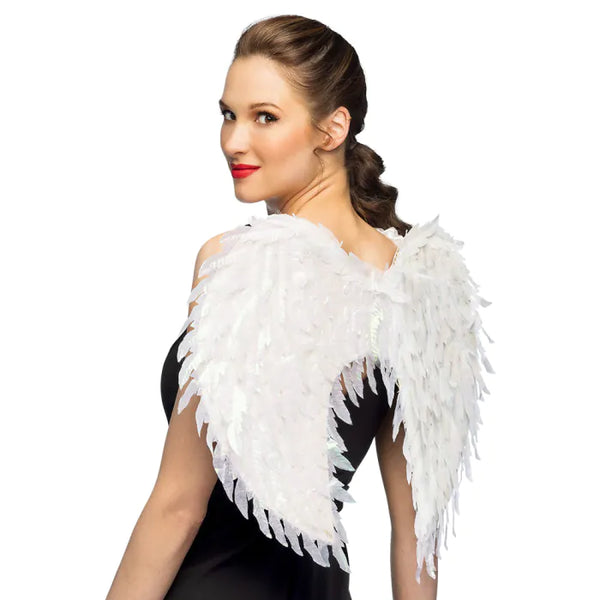 Angel wings Glam white