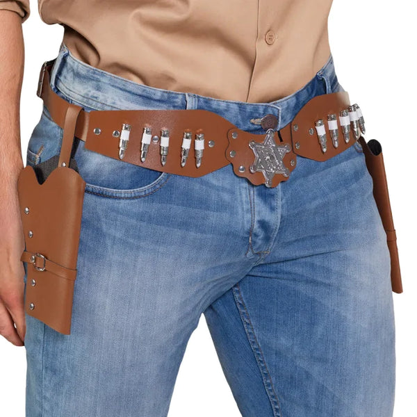 Double cowboy holster Sheriff