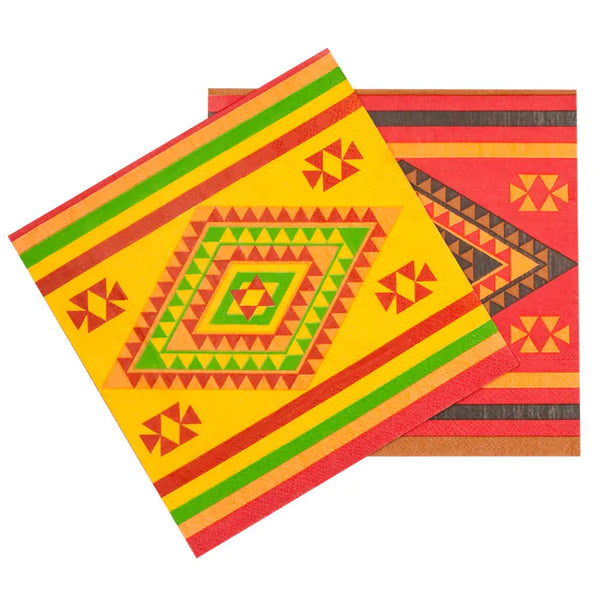 Set 20 paper napkins Mexico