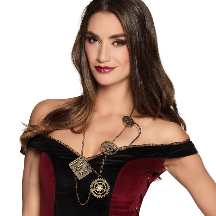 Necklace Steampunk deluxe