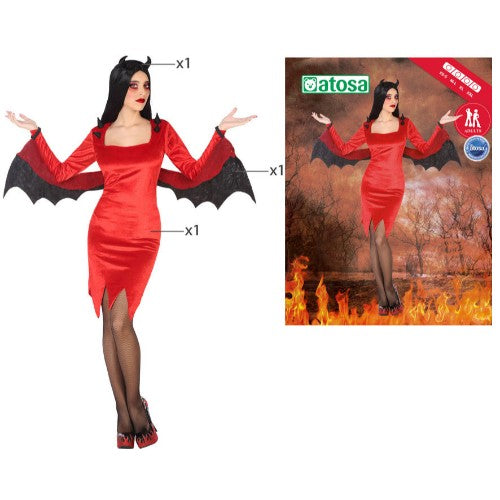 COSTUME DEMON WOMAN M-L