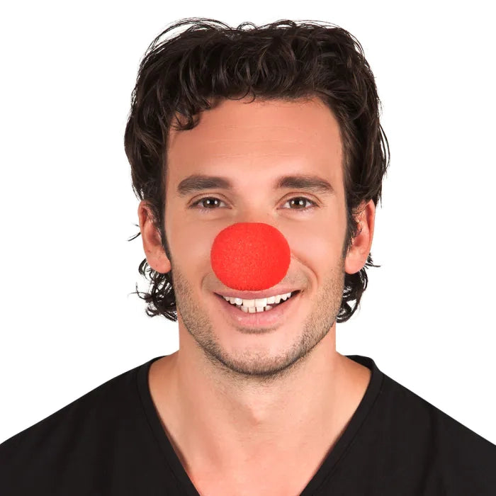 Set 12 clown noses foam