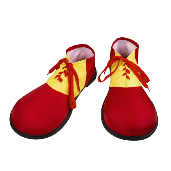 Pair plastic clown shoes