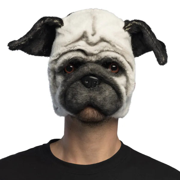 Plush half mask Pug