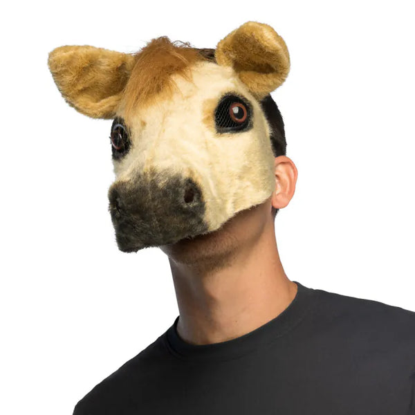 Plush half mask Horse