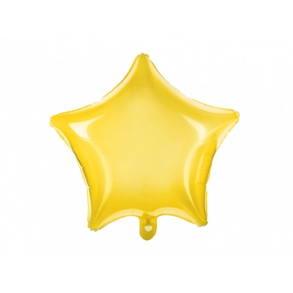 Foil Balloon Star,  yellow