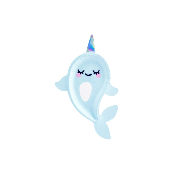 Paper plates Narwhal