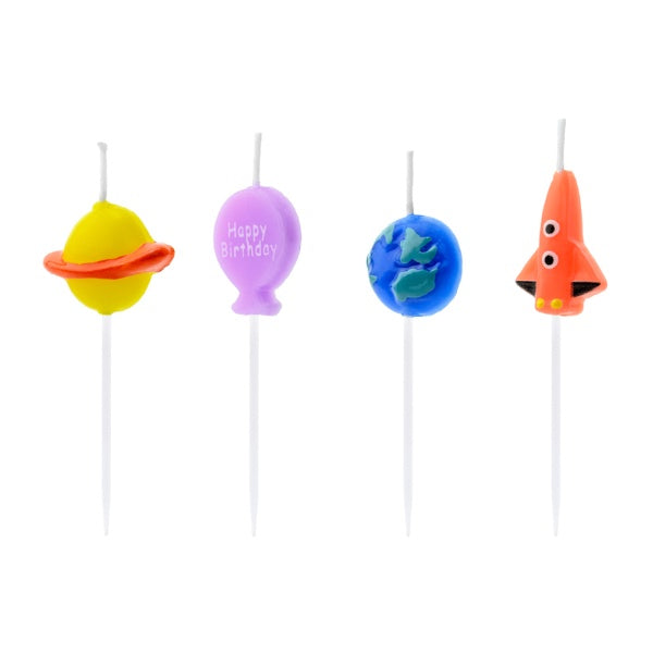 Birthday candles Space, mix