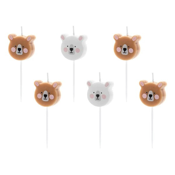Birthday candles Bear, mix
