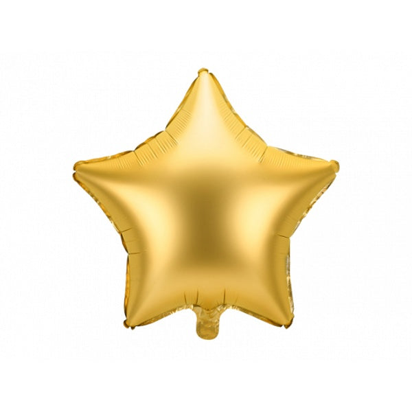 Foil balloon Star, gold