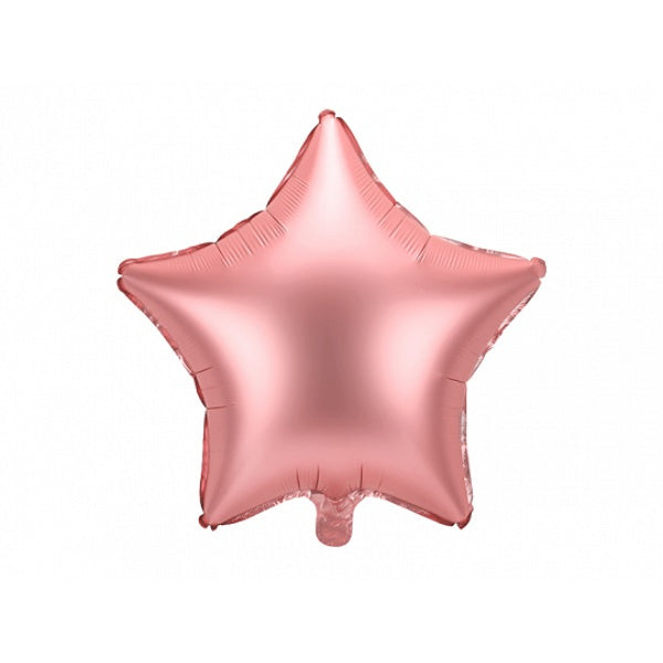 Foil balloon Star, rose gold