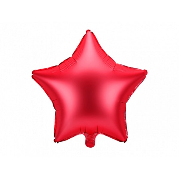 Foil balloon Star,  red