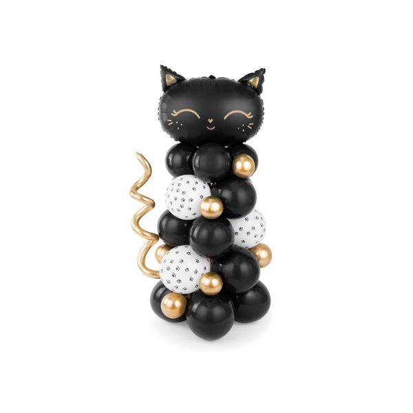 Balloon bouquet Cat, black