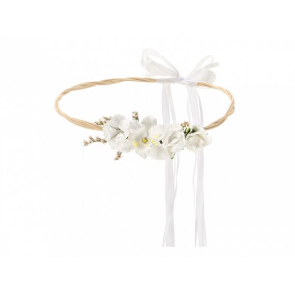 Flower crown, white