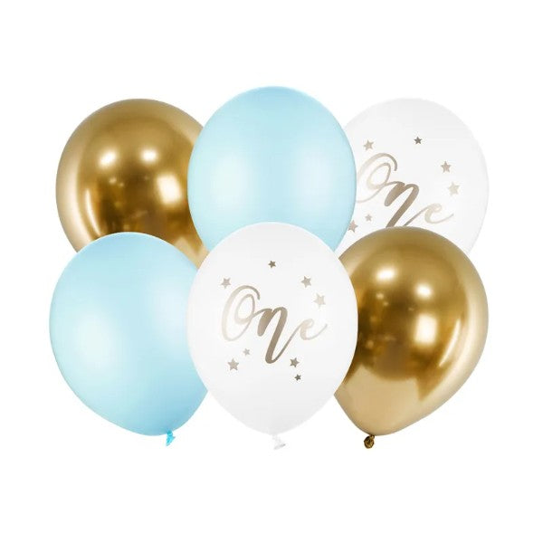 Balloons One, Pastel Light Blue