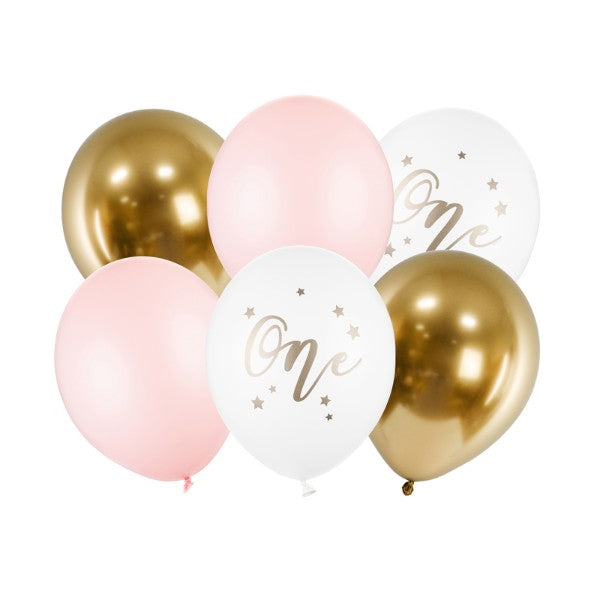 Balloons One, Pastel Pale Pink