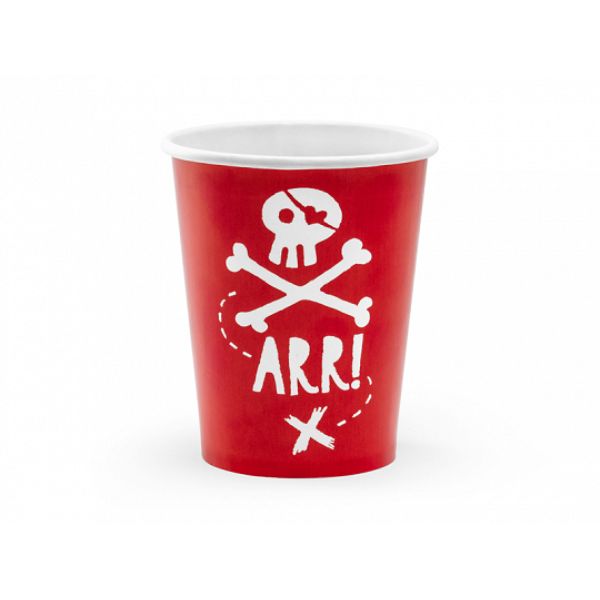 Cups Pirates Party, red