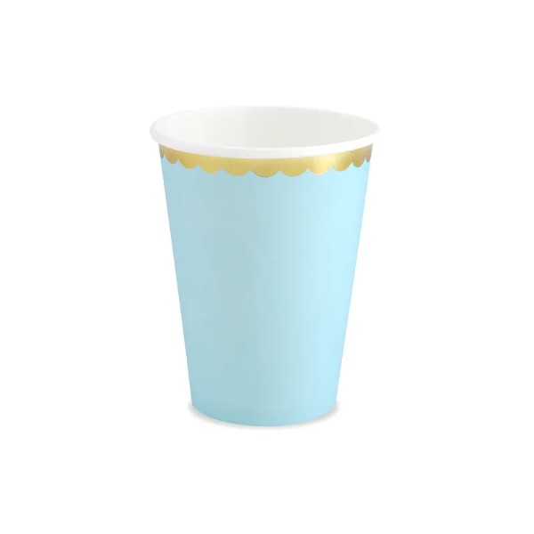 Cups, light blue