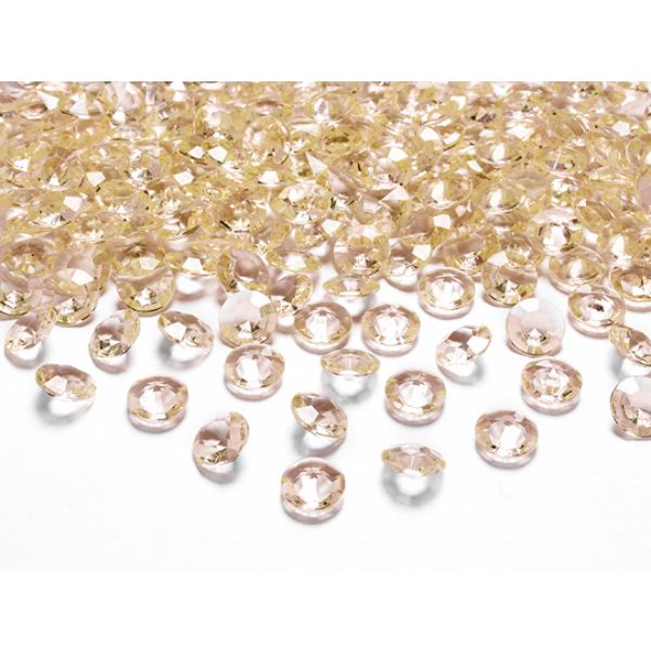 Diamond confetti, gold