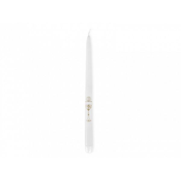 Candles IHS, white, 29cm: 1pkt/4pc.
