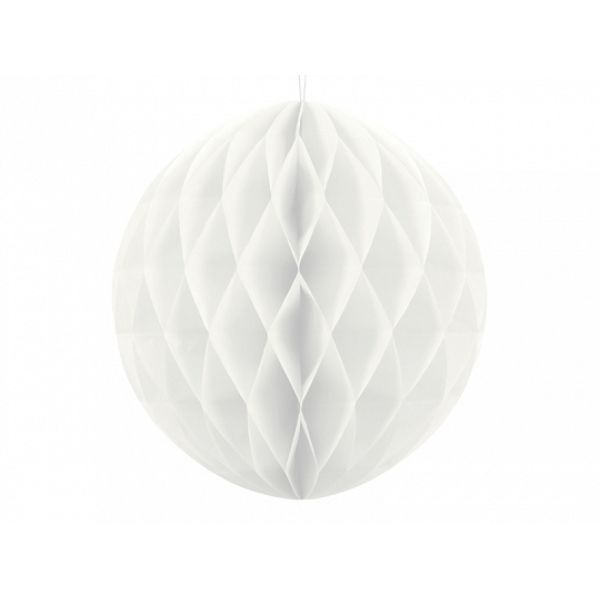 Honeycomb Ball, white, 40cm