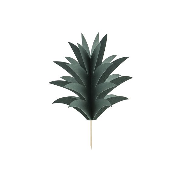Cupcake toppers Aloha - Pineapple