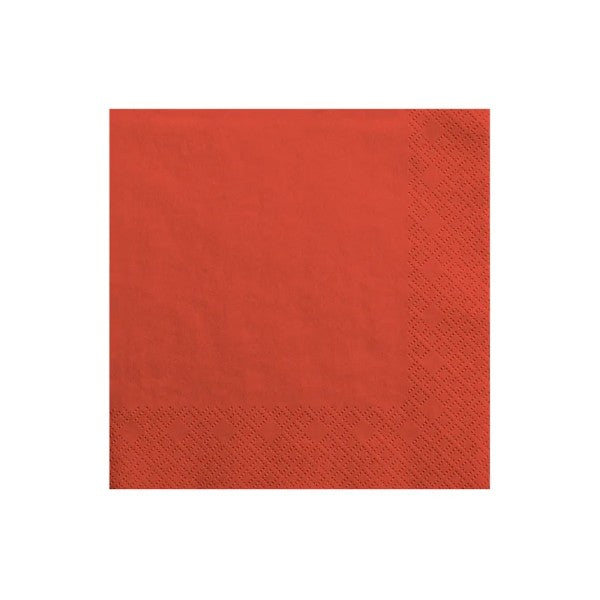 Napkins, 3 layers, red,