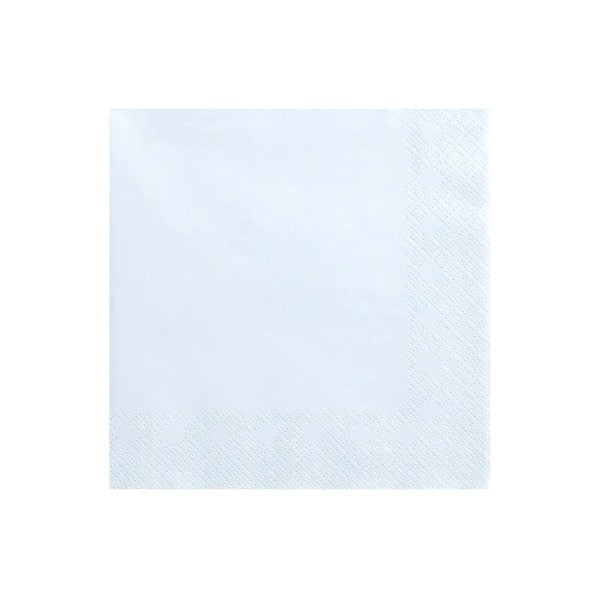 Napkins, 3 layers, light sky-blue