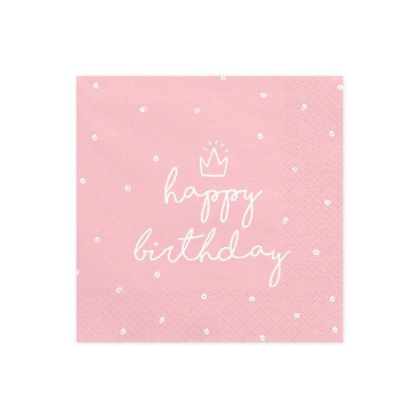 Napkins Happy Birthday