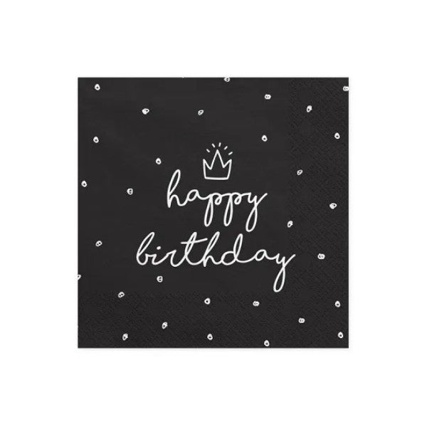 Napkins Happy Birthday